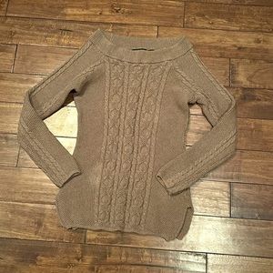 Sweater with cable design size small
